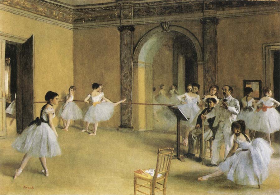 Edgar Degas Dance Class at hte Opera